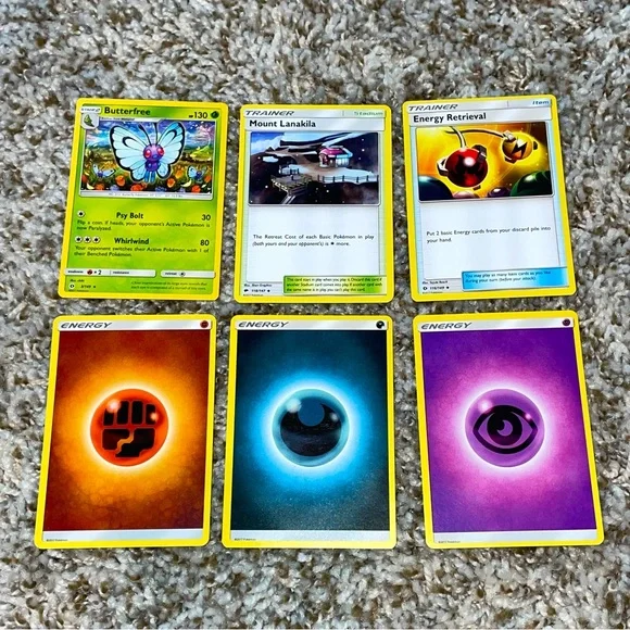 Pokemon | Toys | 27 Pokemon Trainer Energy Mixed Bundle Card Lot Of 6ea |  Poshmark